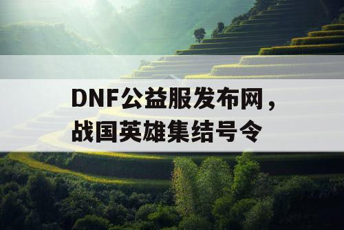 DNF公益服发布网，战国英雄集结号令