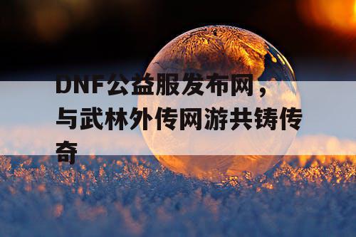 DNF公益服发布网，与武林外传网游共铸传奇